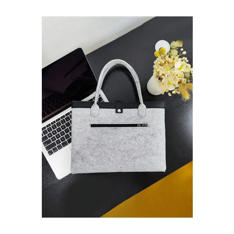 15 Inch Felt Minimalist Laptop Bag Se-155