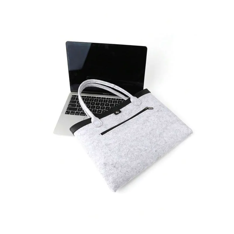 15 Inch Felt Minimalist Laptop Bag Se-155