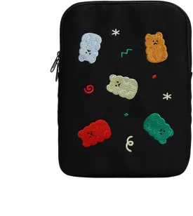 9-11 Inch Tablet Sleeve Case for iPad Pro 11 iPad Bag New iPad Air 4 10.2-inch Protective Bag Cute Design iPad Pouch Carrying Case with Pocket