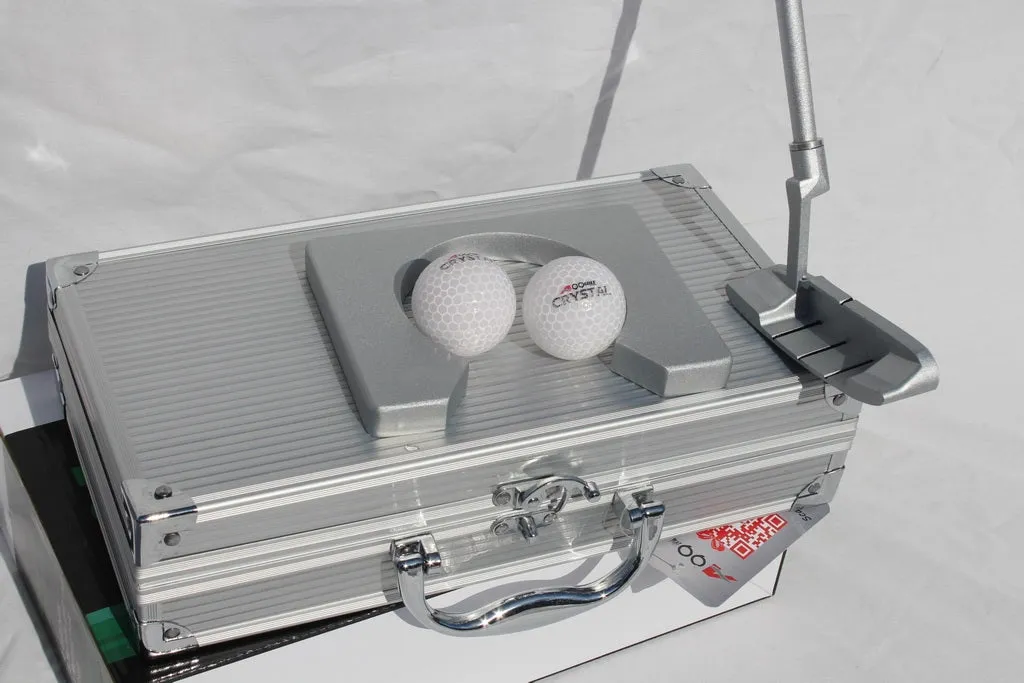 A99 Golf Putter Putting Great Gift Set Kit AP03 Executive Office Golf Game Set Gift Putting Cup Case Indoor Putting Training Aid Home Use