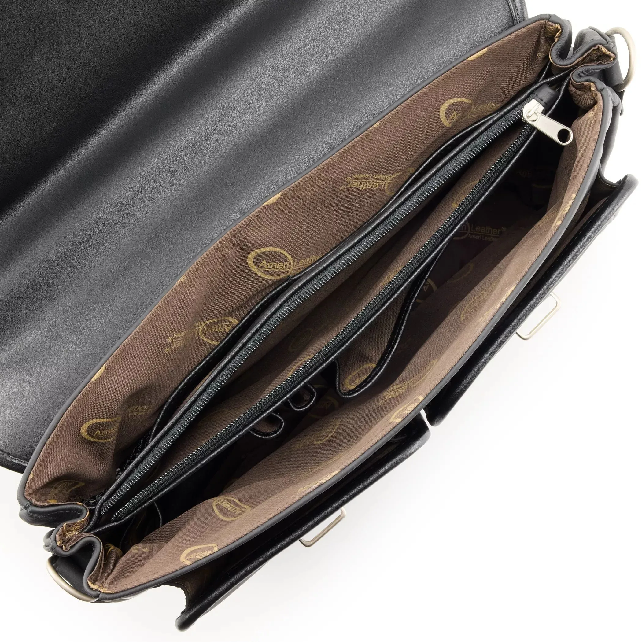 AmeriLeather's World Class Executive Leather Briefcase