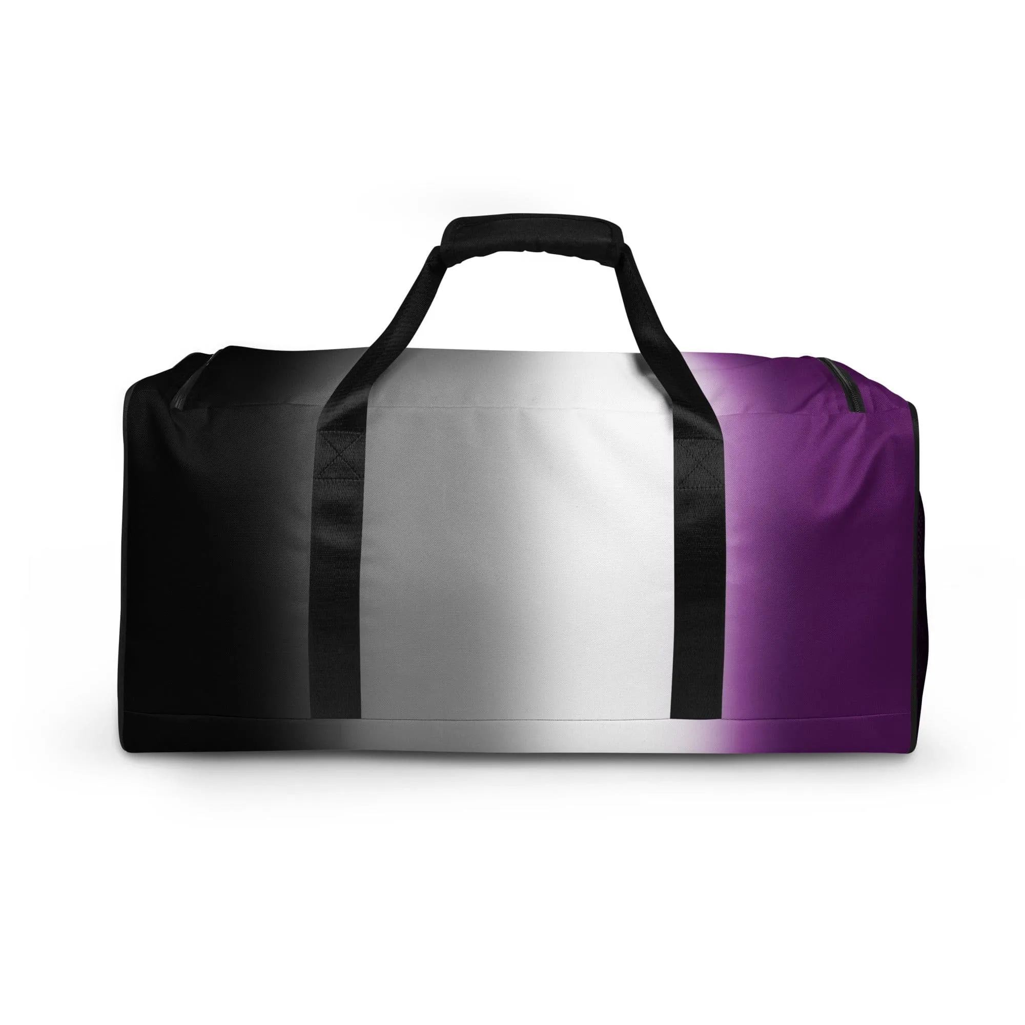 Asexual Ace Pride Weekender Duffel Bag in Ombre
