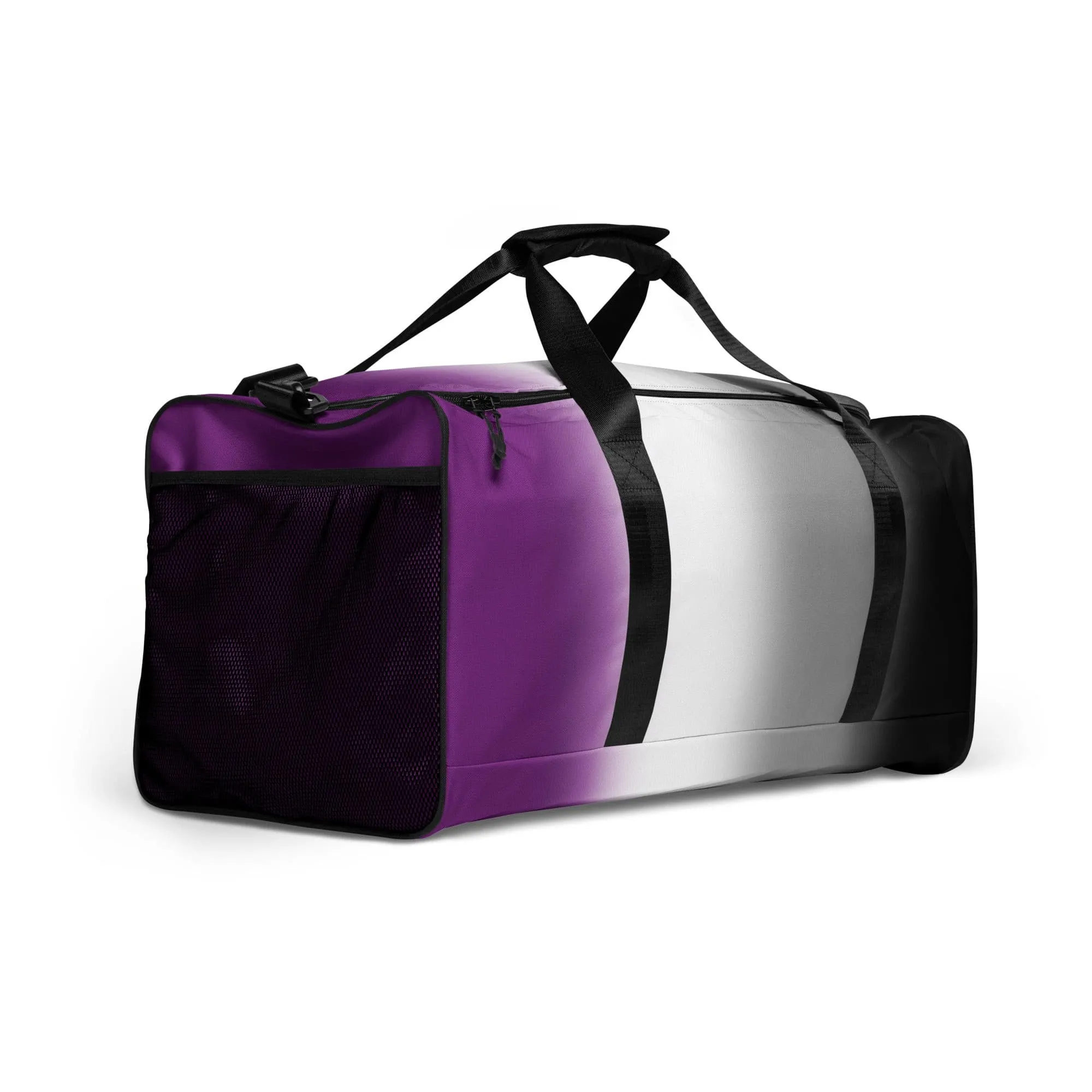 Asexual Ace Pride Weekender Duffel Bag in Ombre