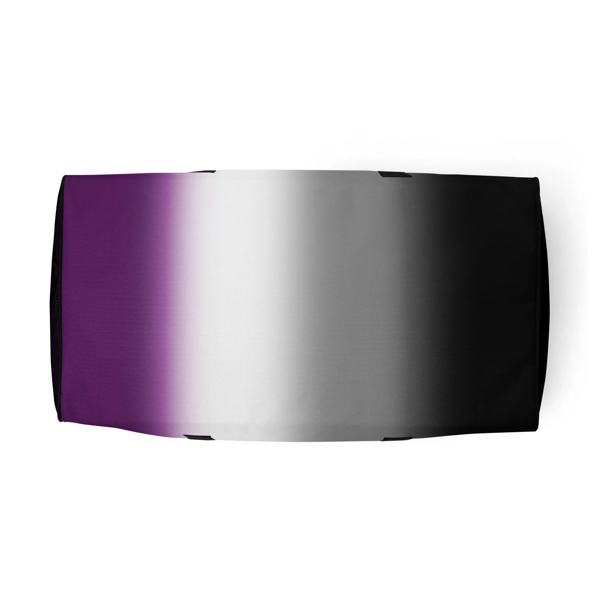 Asexual Ace Pride Weekender Duffel Bag in Ombre