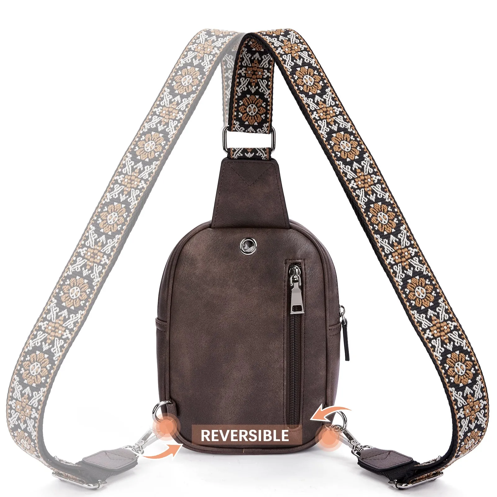 Aurora Anti-Theft Bohemian Shoulder Strap Crossbody Bag