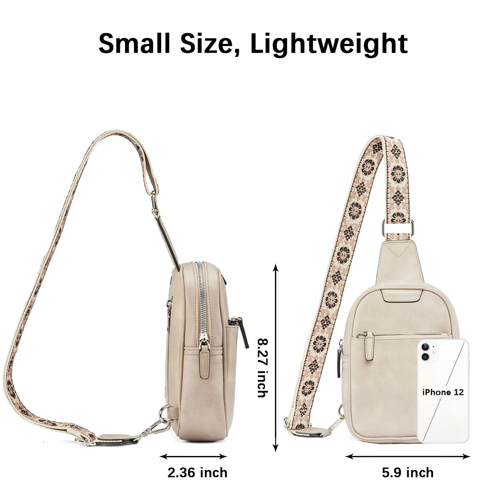 Aurora Anti-Theft Bohemian Shoulder Strap Crossbody Bag