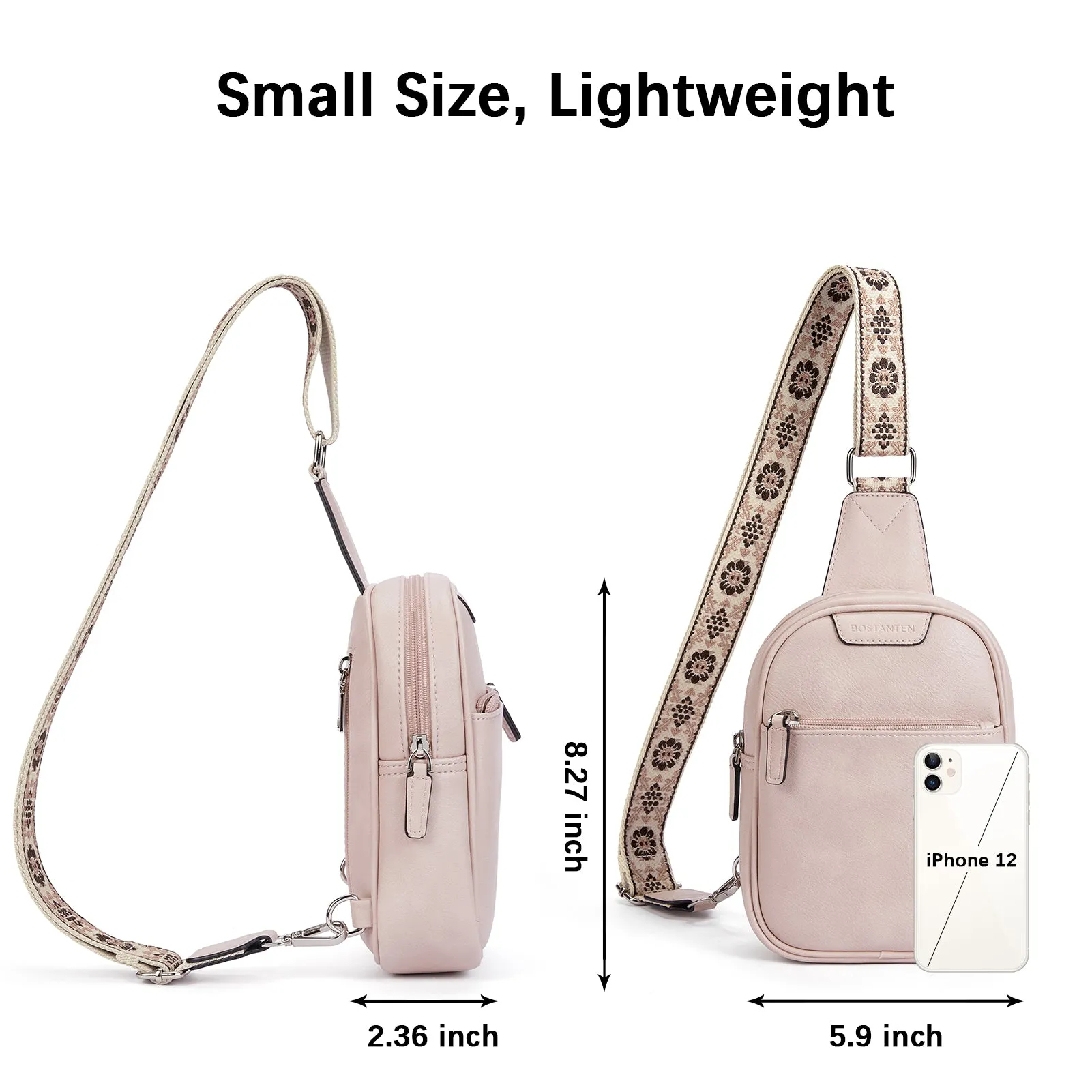 Aurora Anti-Theft Bohemian Shoulder Strap Crossbody Bag
