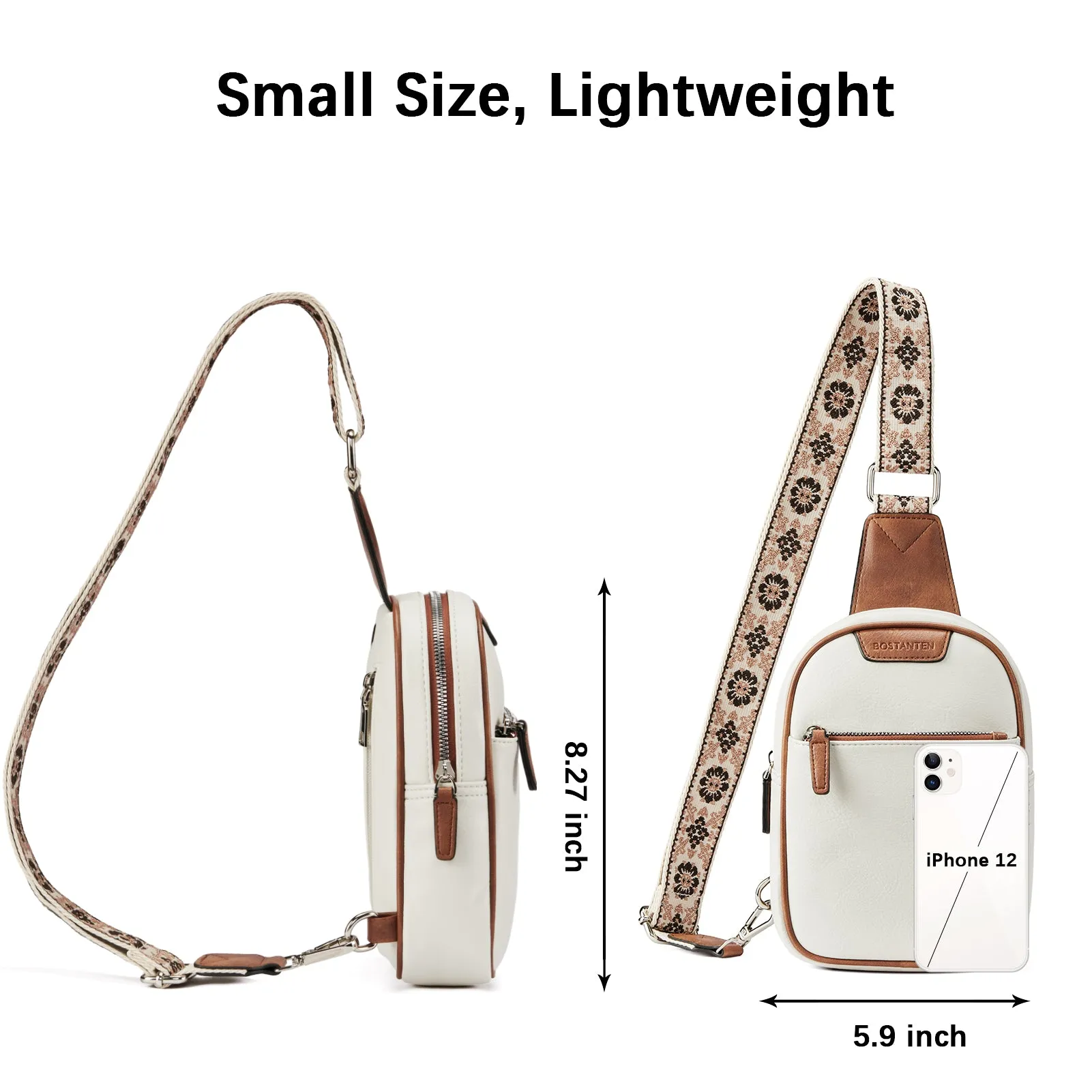 Aurora Anti-Theft Bohemian Shoulder Strap Crossbody Bag