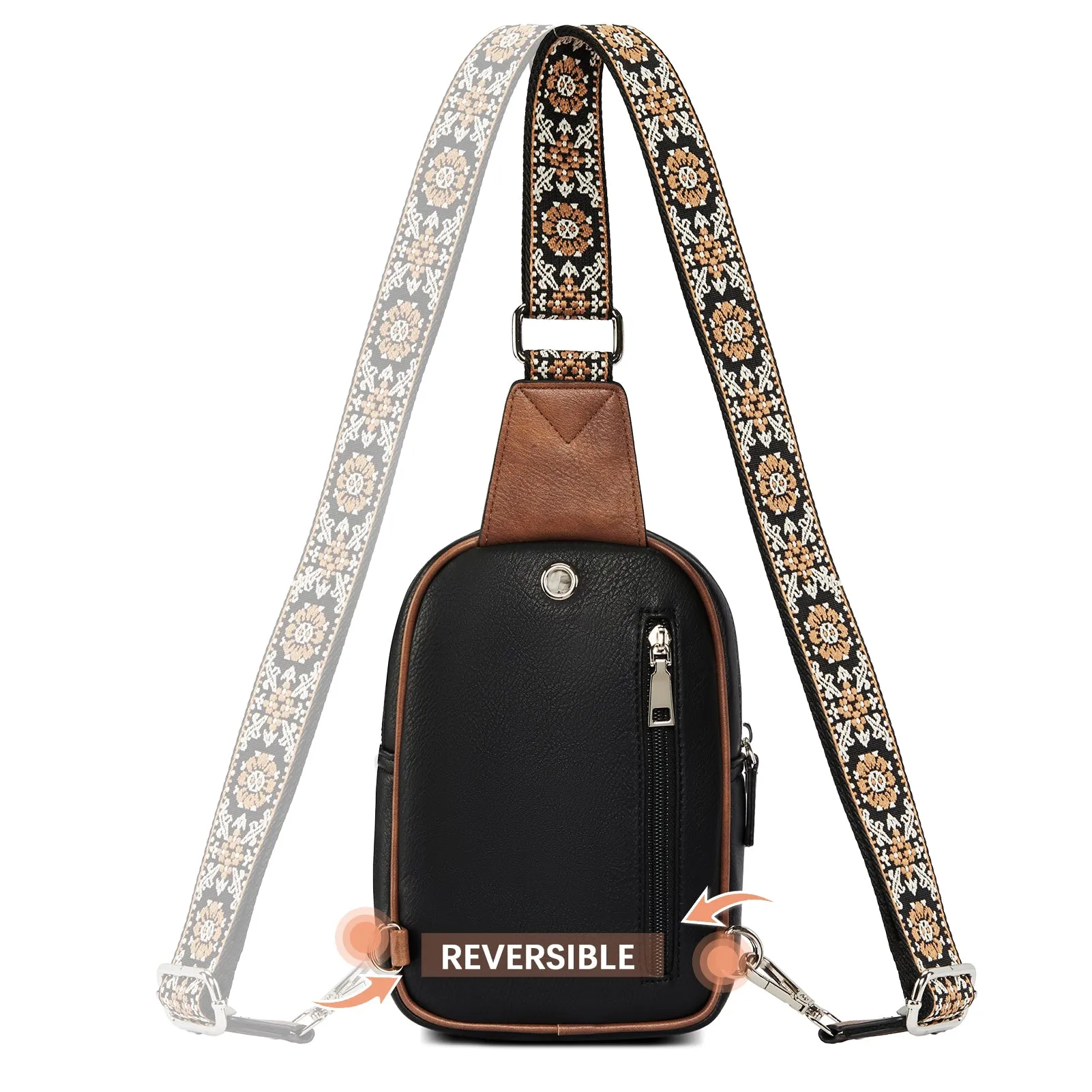 Aurora Anti-Theft Bohemian Shoulder Strap Crossbody Bag
