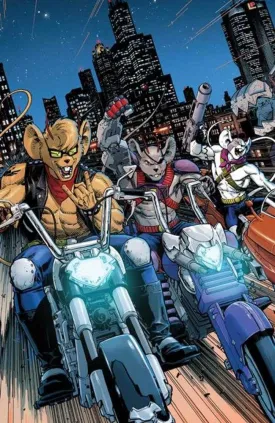 Biker Mice From Mars #1 (Of 3) Cover E 1 in 10 Inc Dustin Weaver Full Art Ratio Variant