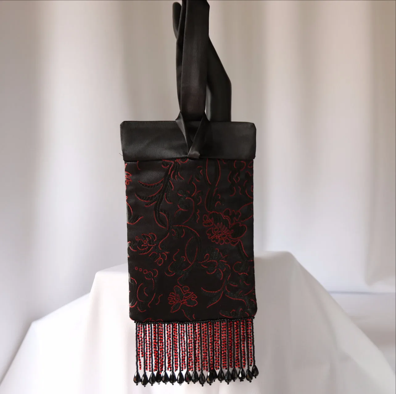 Black and Red Evening Bag