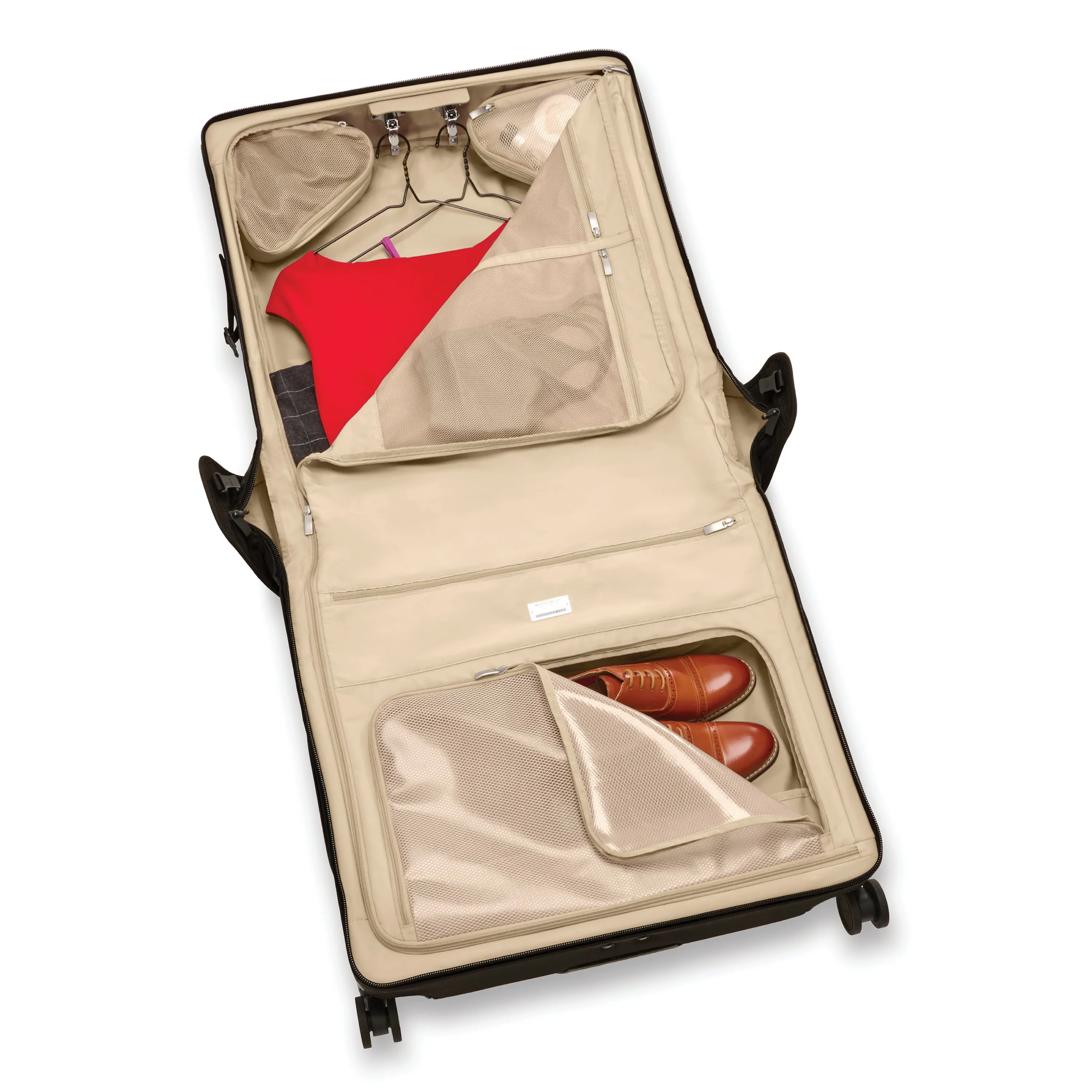 Briggs & Riley Baseline Collection Deluxe Wardrobe Softside Spinner Hangable Garment Bag- BLU177SP