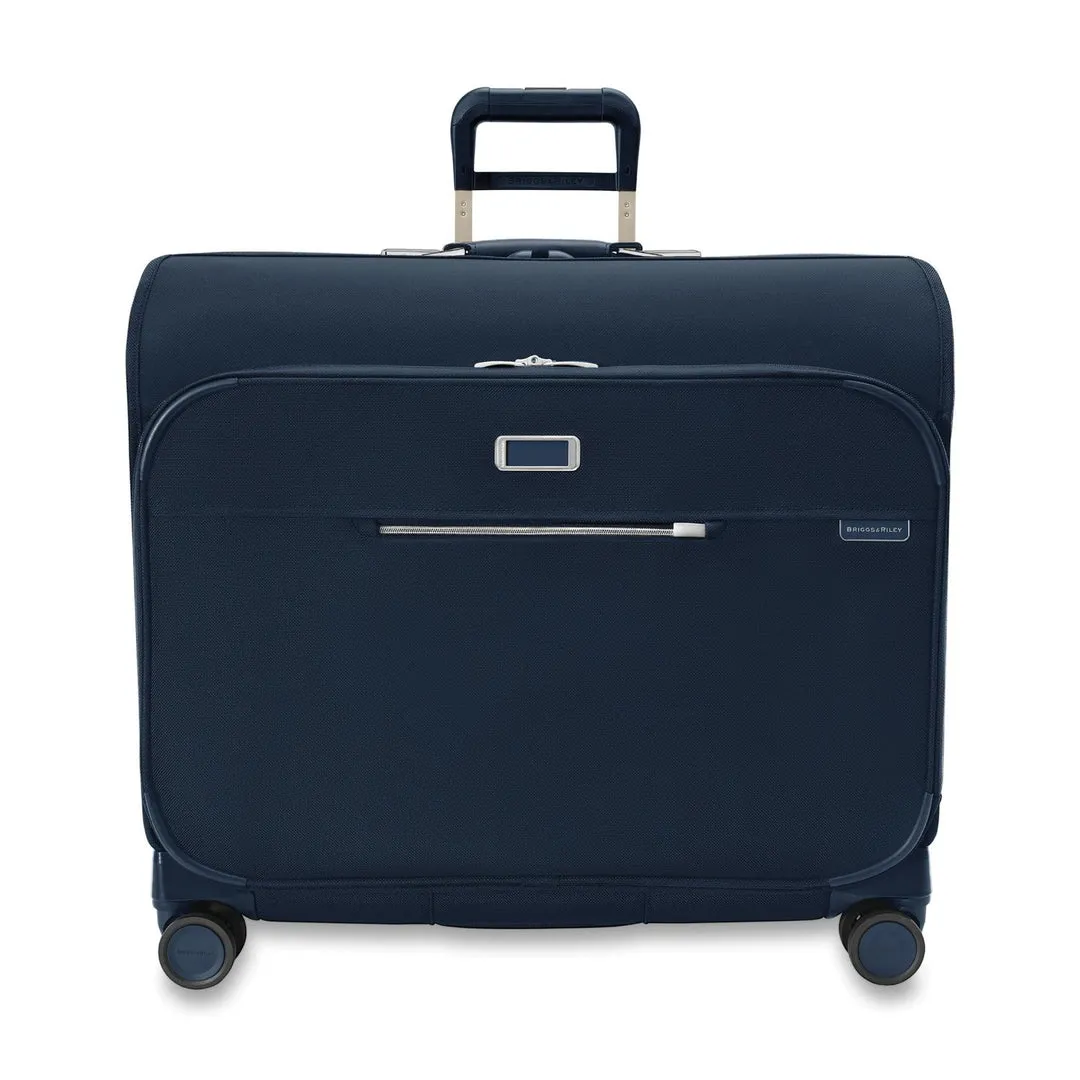 Briggs & Riley Baseline Collection Deluxe Wardrobe Softside Spinner Hangable Garment Bag- BLU177SP