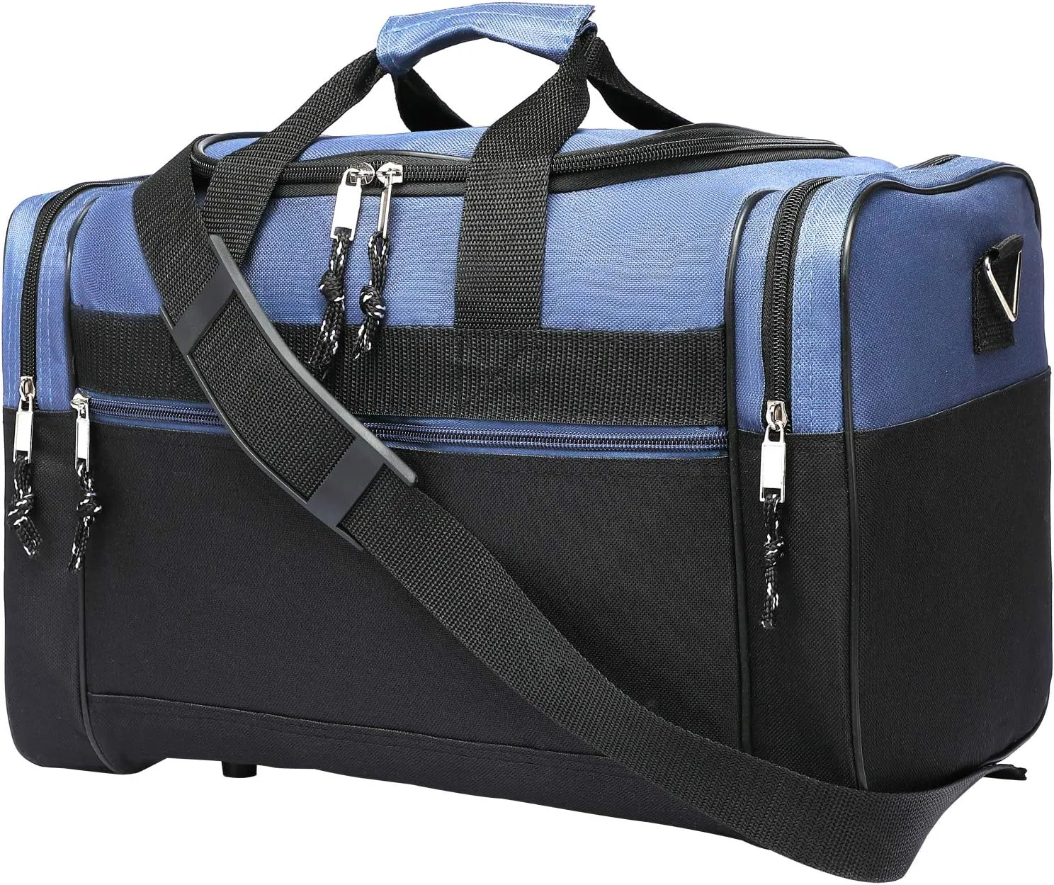 BuyAgain Duffle Bag, 17" Travel Carry On Sport Overnight Weekender Duffel Gym Bag with Adjustable Strap For Men Or Women
