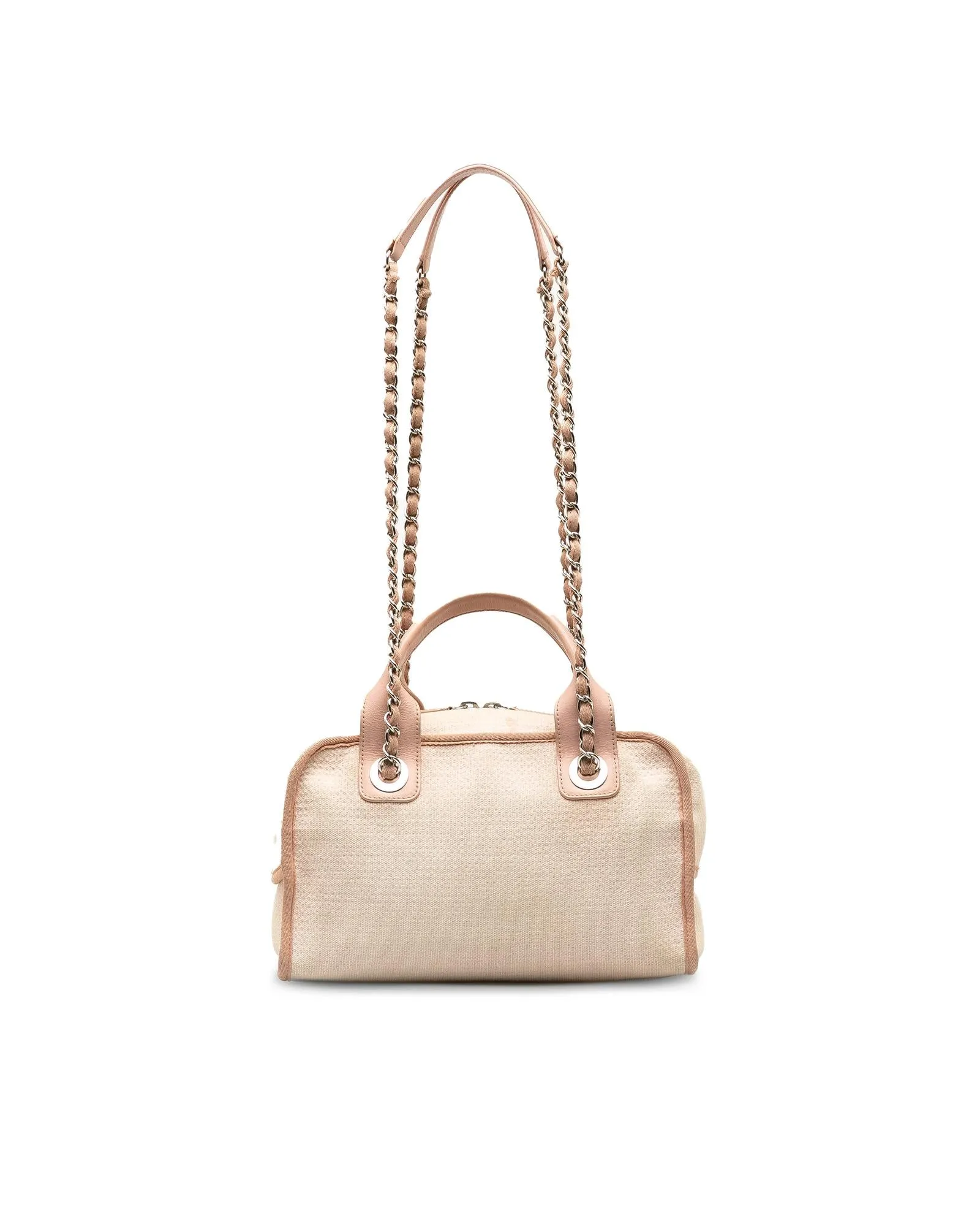 Canvas and Leather Bowling Satchel