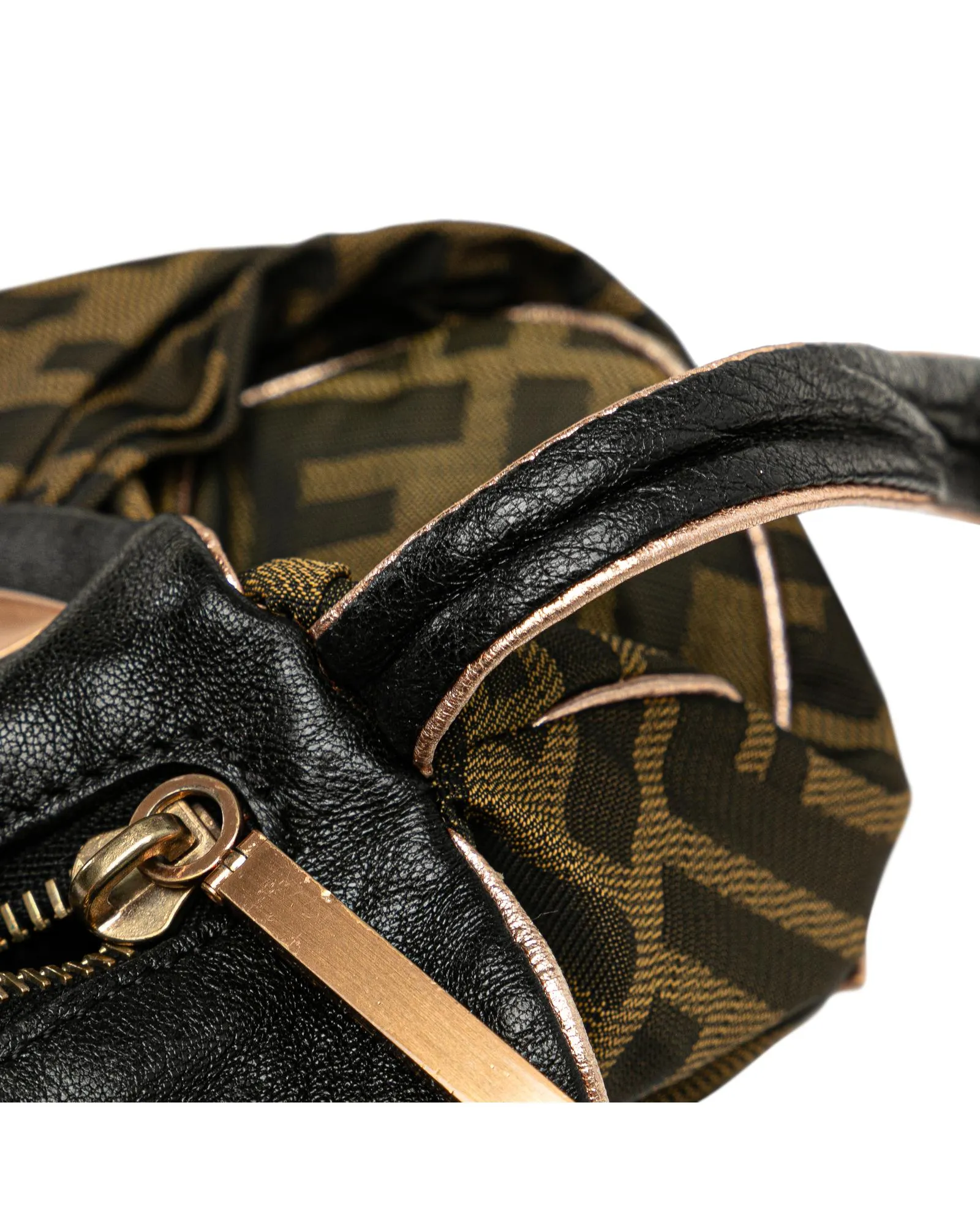 Canvas Smile Satchel with Cutout Handles