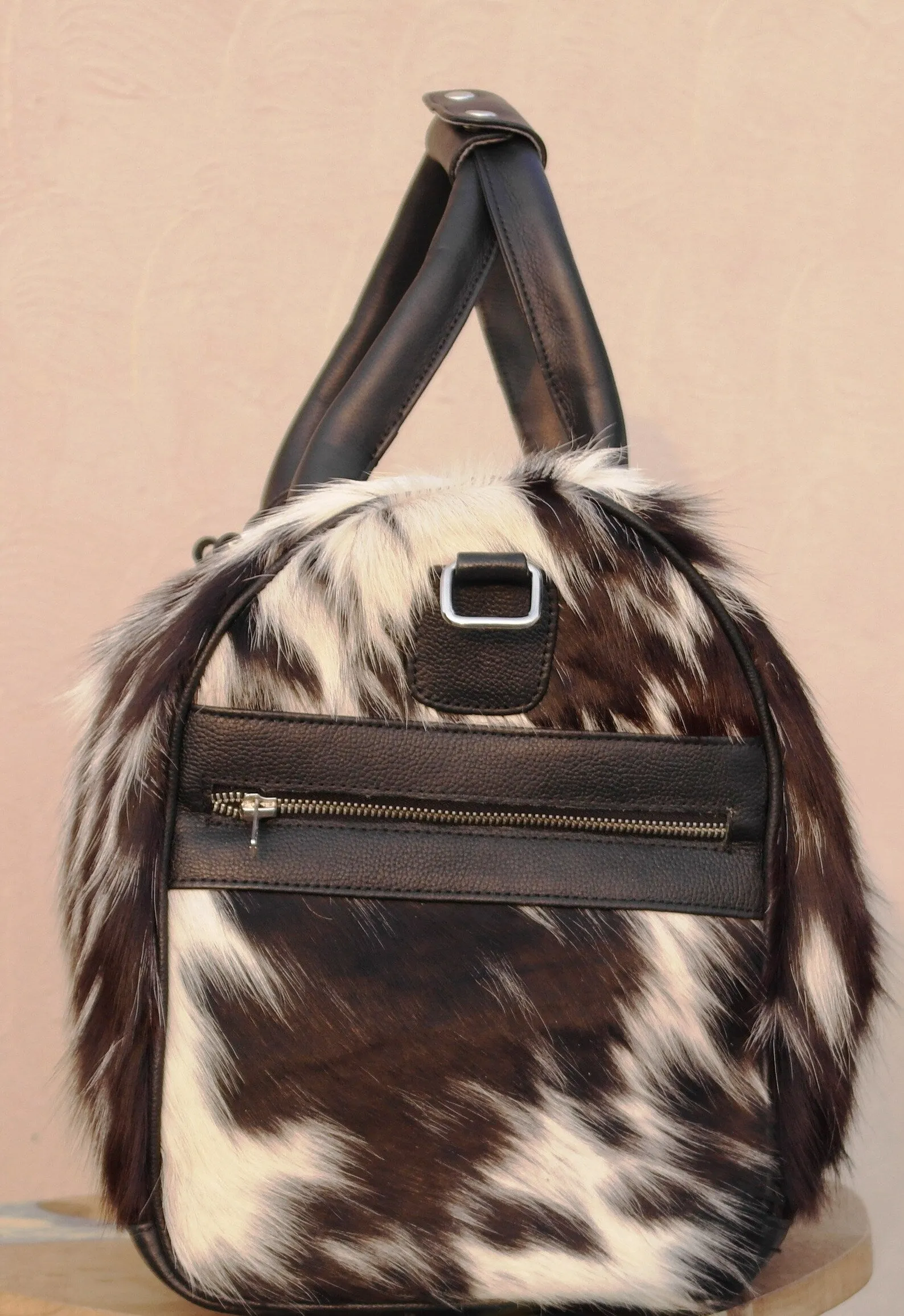 Cowhide Purse Duffle Weekender Style