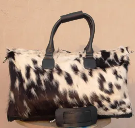 Cowhide Purse Duffle Weekender Style