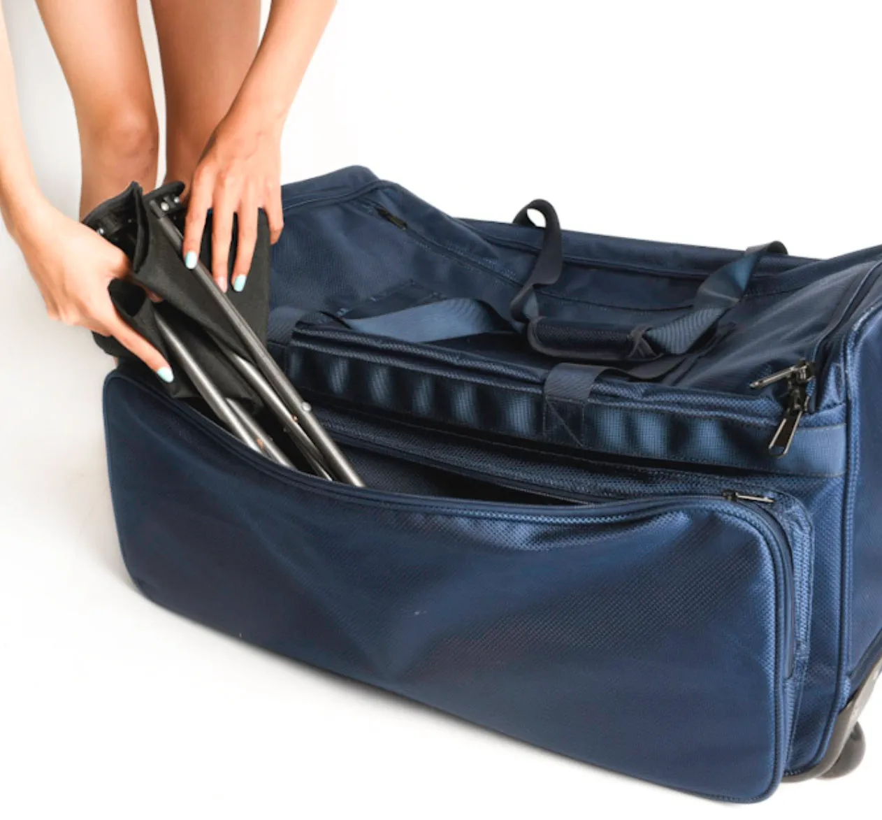 Dance Bag with Garment Rack - Midnight Blue, Large 28"