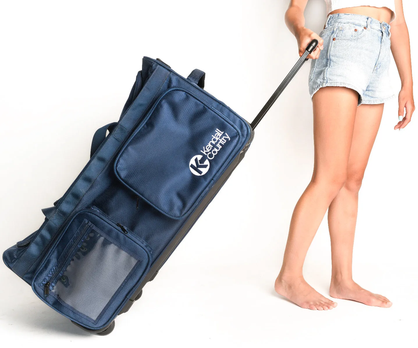 Dance Bag with Garment Rack - Midnight Blue, Large 28"