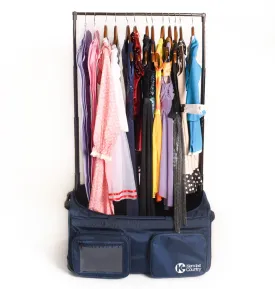 Dance Bag with Garment Rack - Midnight Blue, Large 28"