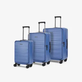 Eden Set of 3 Suitcases in Indigo