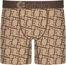 Ethika Mens Premium Modal MID Boxer Brief | E - Gridlock