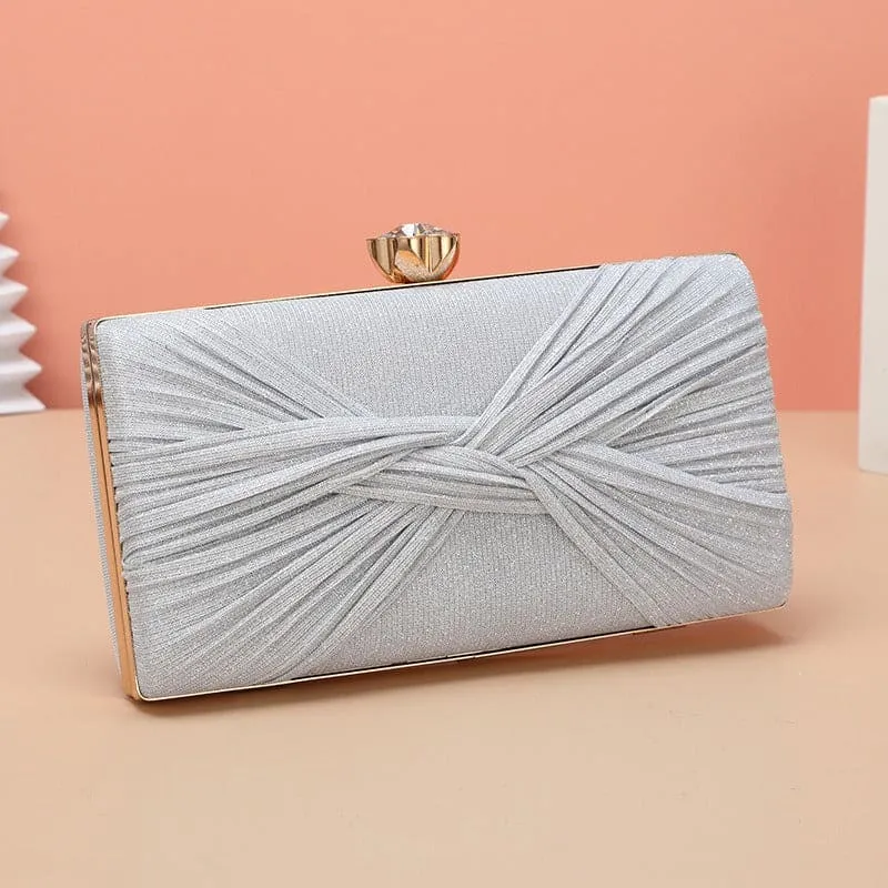 Evening Handbag Clutch Purses Women's Girls Sparkly Crystal Evening Bag Party Wedding Bags