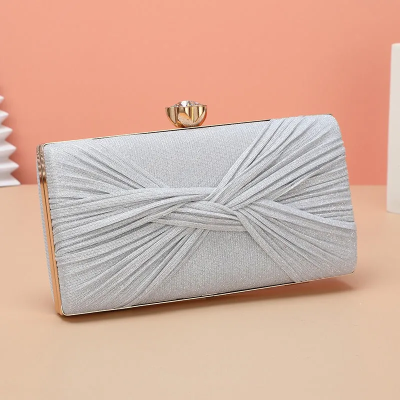 Evening Handbag Clutch Purses Women's Girls Sparkly Crystal Evening Bag Party Wedding Bags