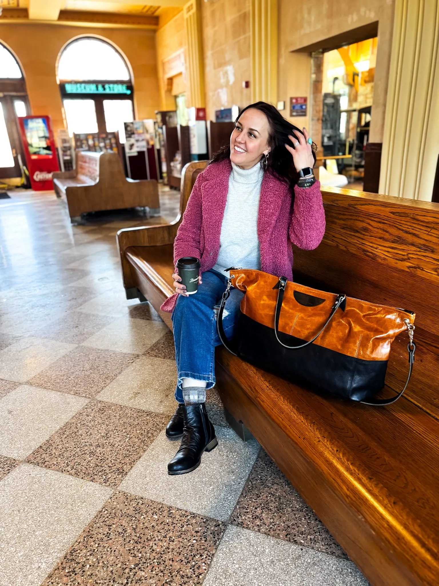 Everyday Collection | Roundabout Weekender Tote | Whiskey   Black