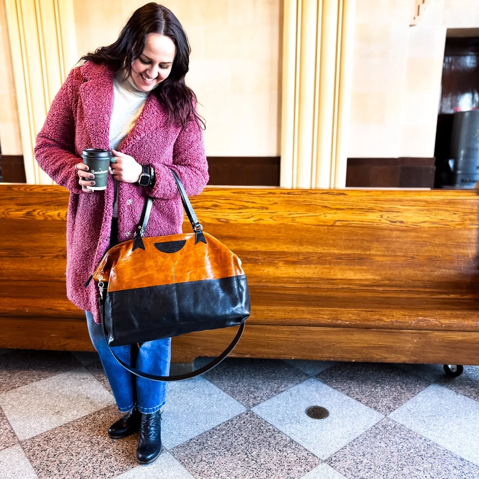 Everyday Collection | Roundabout Weekender Tote | Whiskey   Black