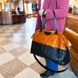 Everyday Collection | Roundabout Weekender Tote | Whiskey   Black