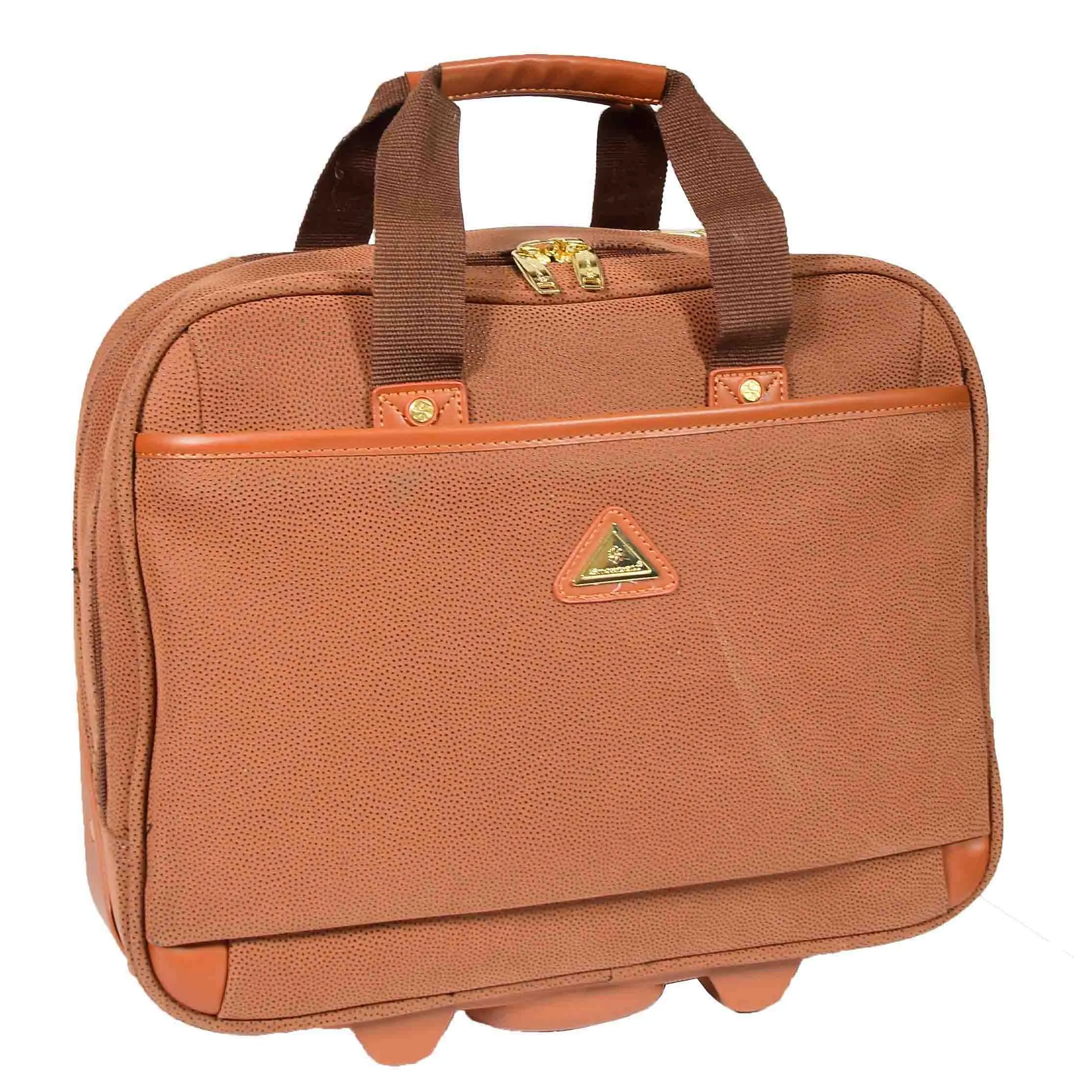 Executive Wheeled Laptop Pilot Case A04021 Camel