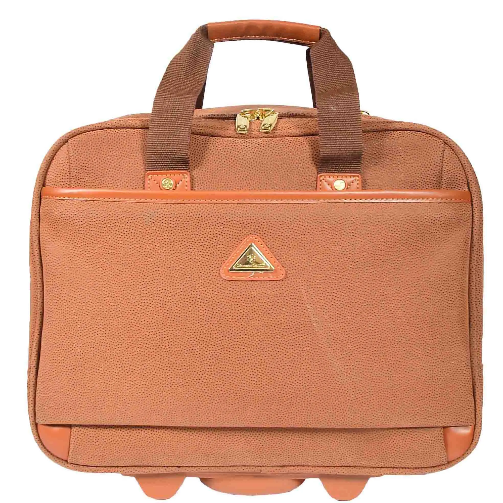 Executive Wheeled Laptop Pilot Case A04021 Camel