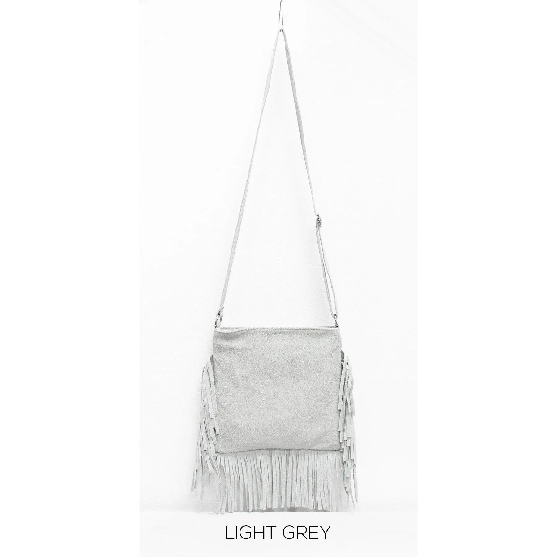 Genuine Suede Leather Italian Fringed Bag Crossbody Ladies Shoulder Bag Spring/Summer Messenger bag Parties  Evening Bag Made in Italy