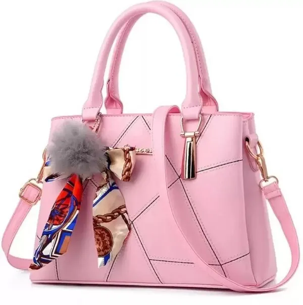 Gravon Women's Chic Beige PU Leather Crossbody Bag for Everyday Use