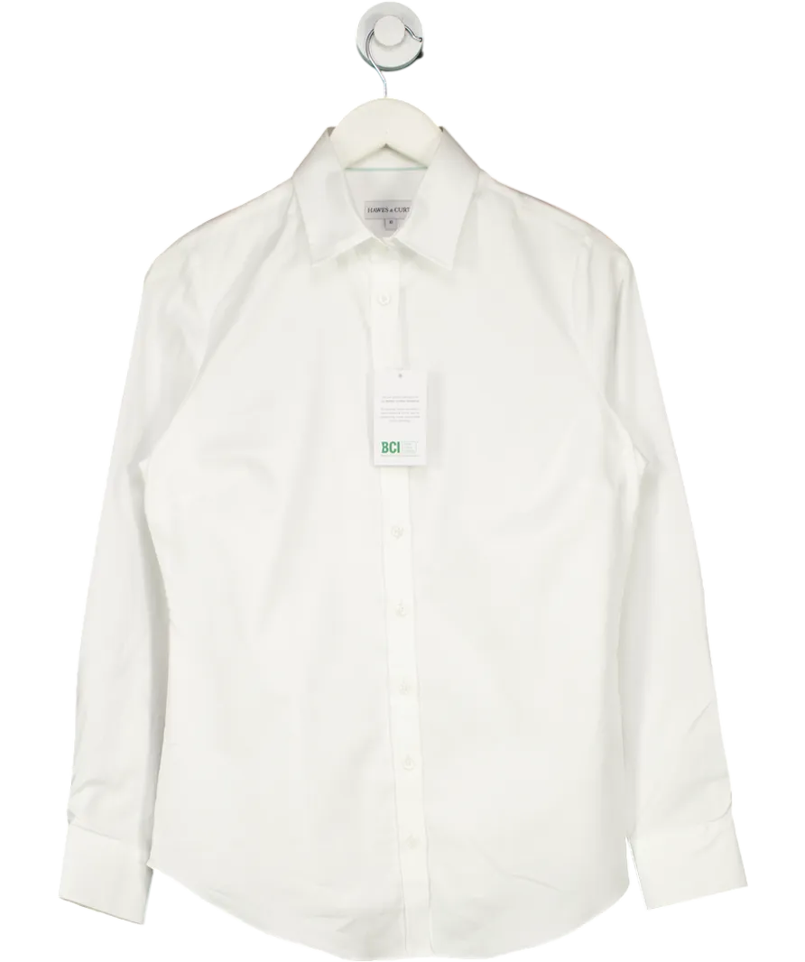 Hawes & Curtis White Semi Fitted Executive Shirt UK 10