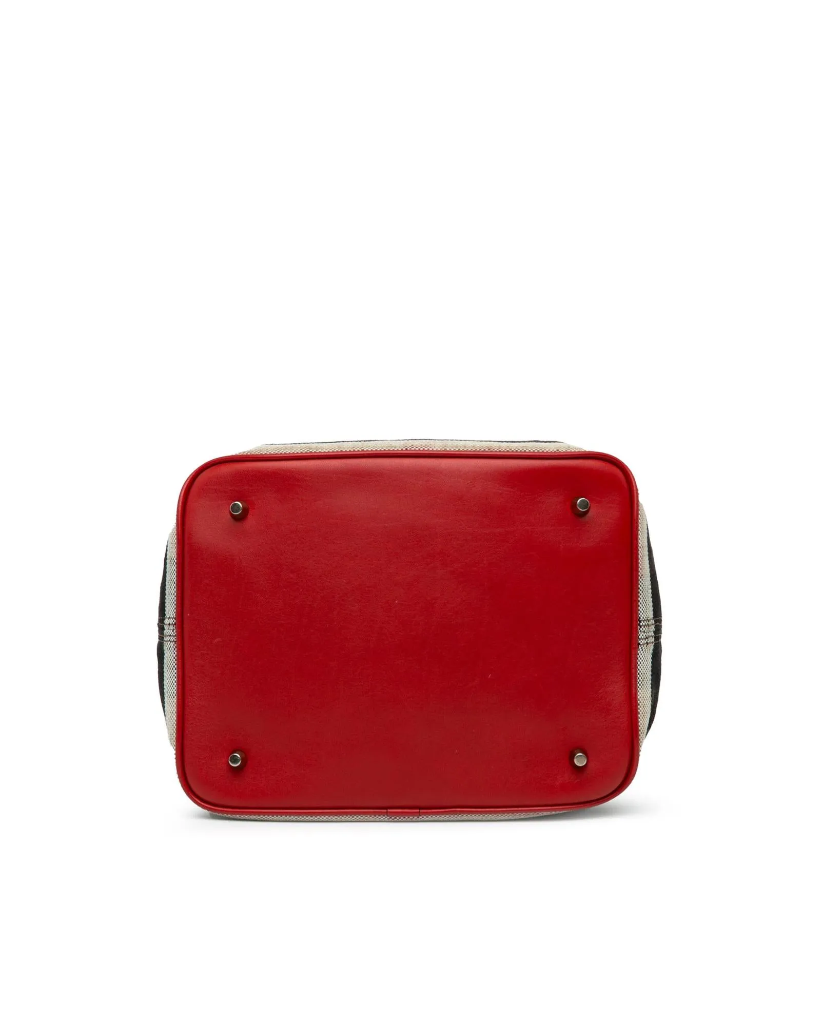 House Check Canvas Ashby Satchel with Leather Straps