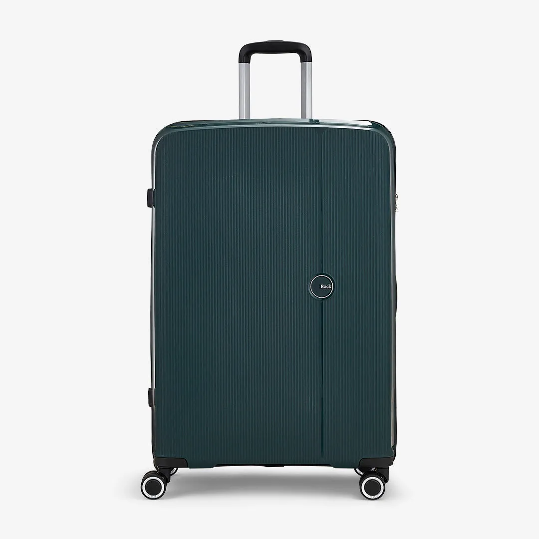 Hudson Set of 3 Suitcases in Forest Green