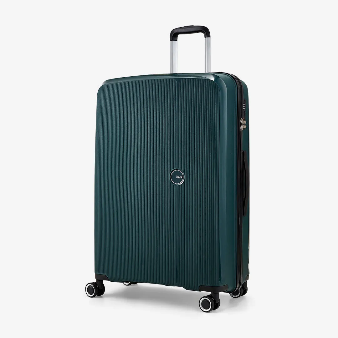 Hudson Set of 3 Suitcases in Forest Green