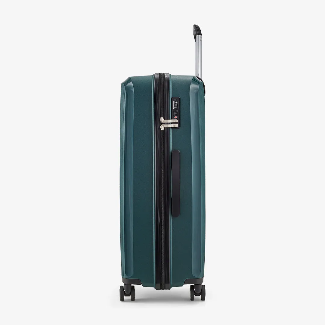 Hudson Set of 3 Suitcases in Forest Green