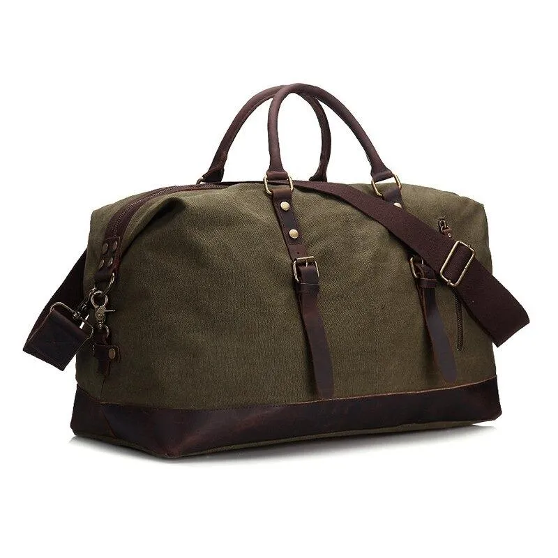 Jules Canvas & Leather Weekender Bag
