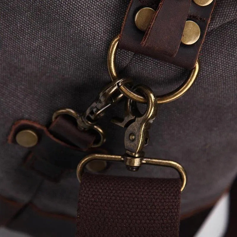 Jules Canvas & Leather Weekender Bag