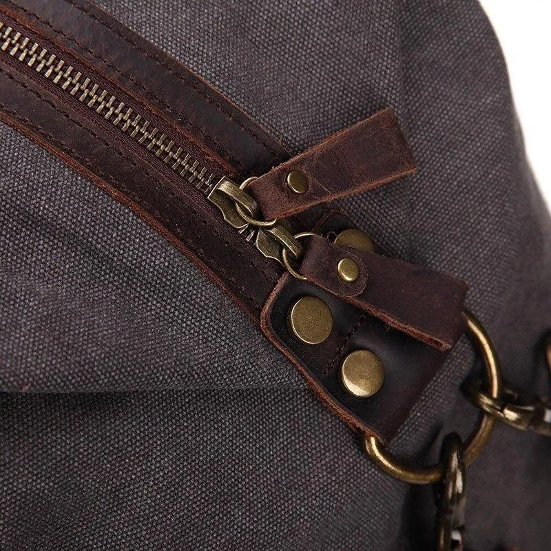 Jules Canvas & Leather Weekender Bag