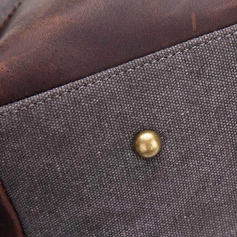 Jules Canvas & Leather Weekender Bag