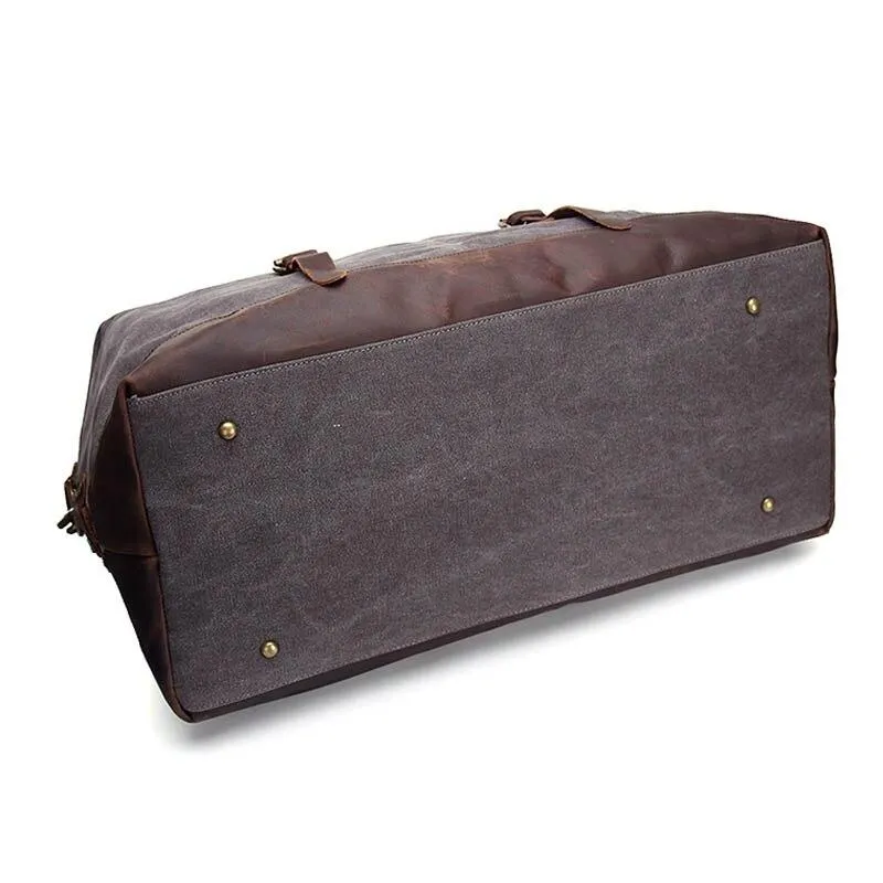 Jules Canvas & Leather Weekender Bag