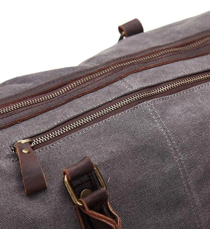 Jules Canvas & Leather Weekender Bag