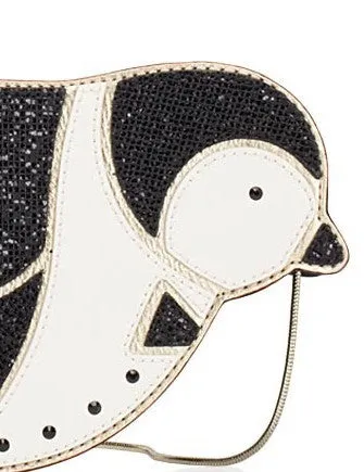 Kate Spade New York Black Clifton Lane Penguin Crossbody