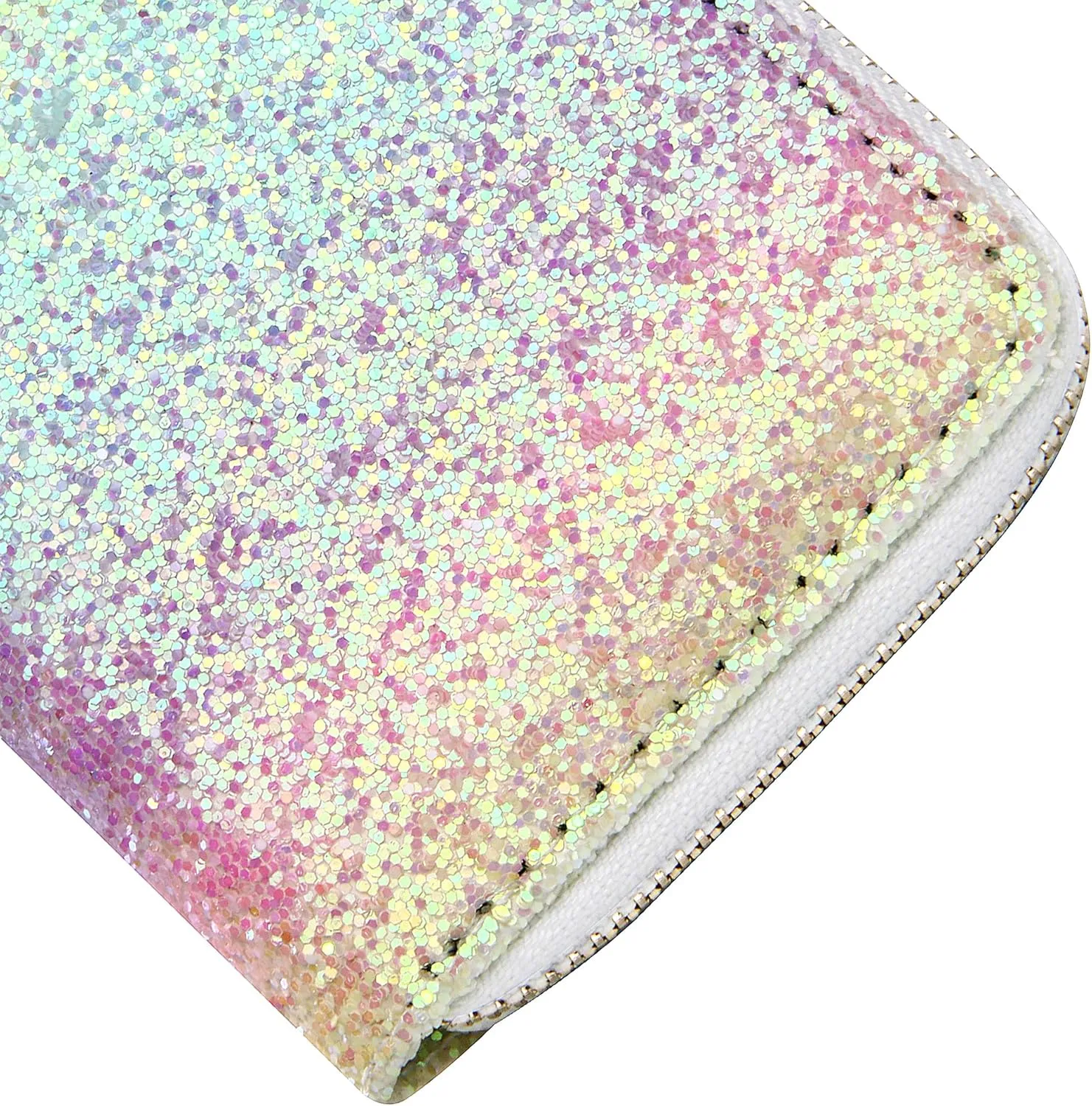 KUKOO Glitter Wallet for Women Shiny Long Phone Clutch Purse Ladies Card Holder
