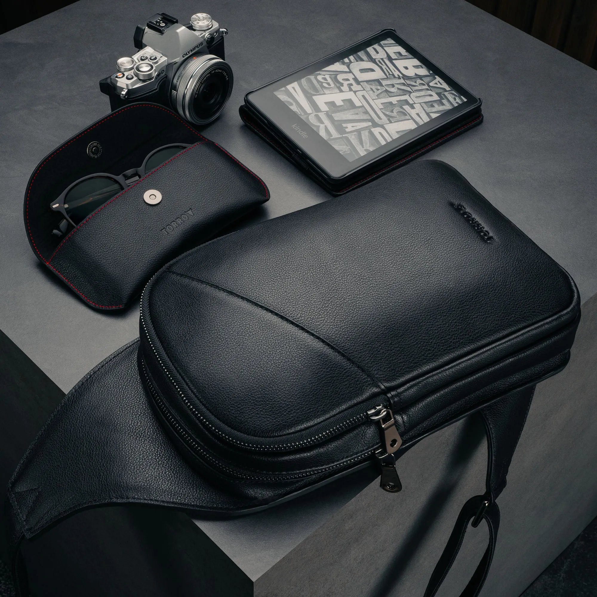 Leather Crossbody Sling Bag